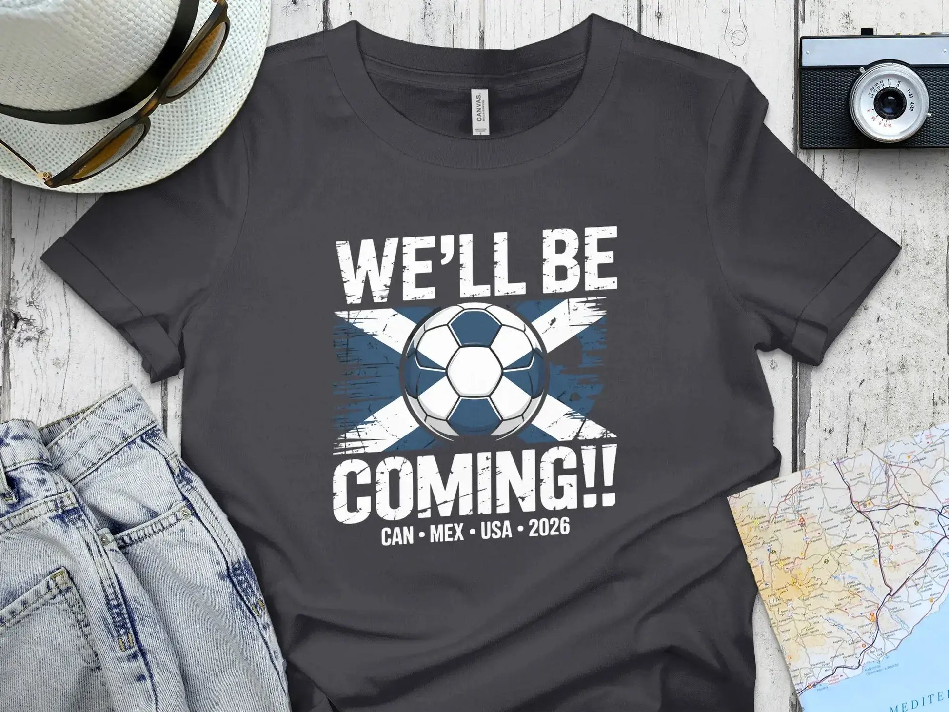 Exciting Soccer Fan T-Shirt for 2026 World Cup Enthusiasts