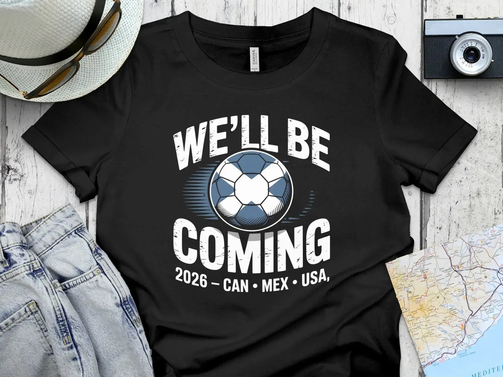 We'll Be Coming 2026 CAN MEX USA T-shirt