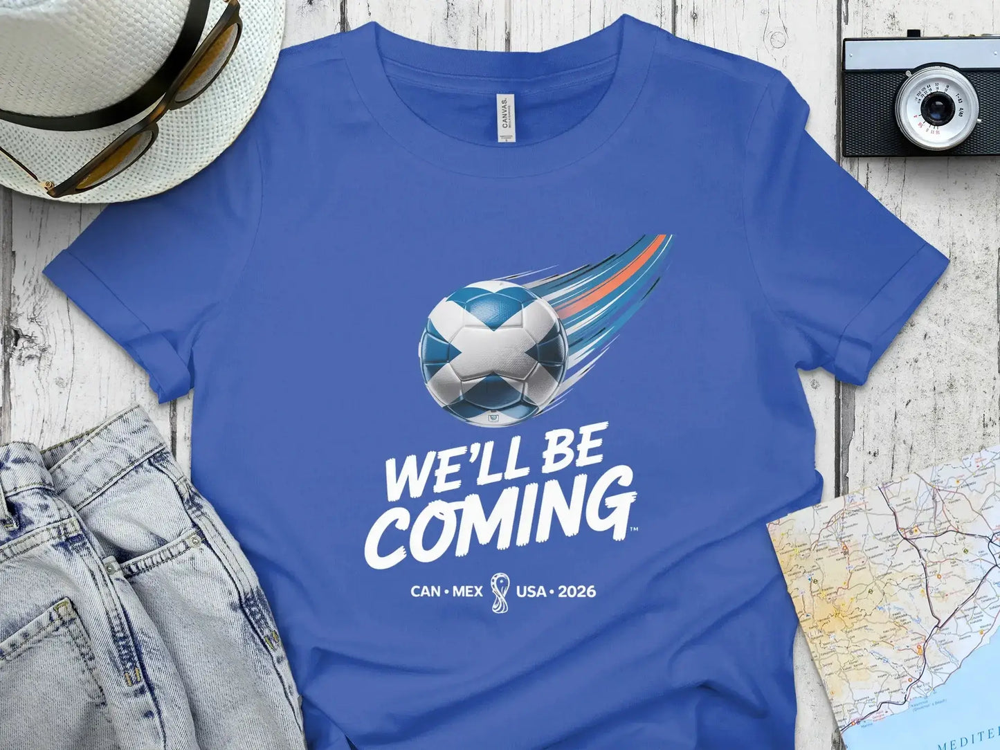 We'll Be Coming Soccer Fans T-Shirt