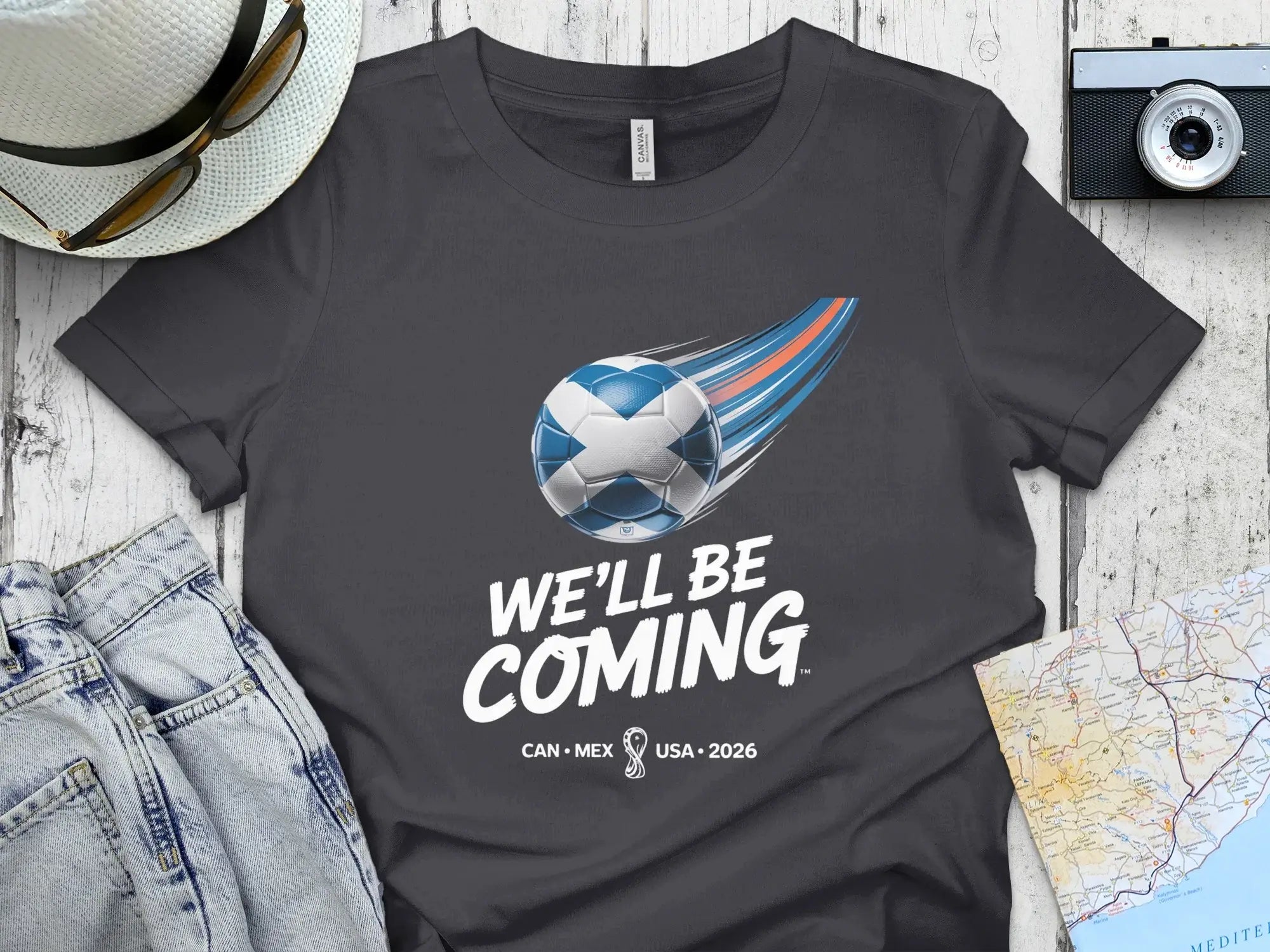 We'll Be Coming Soccer T-Shirt for 2026 World Cup