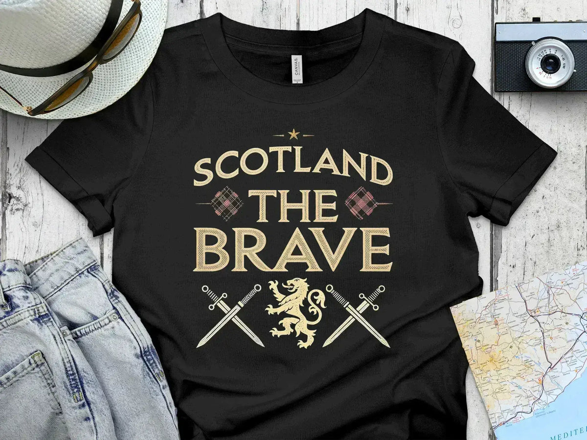 Scotland The Brave Graphic T-Shirt