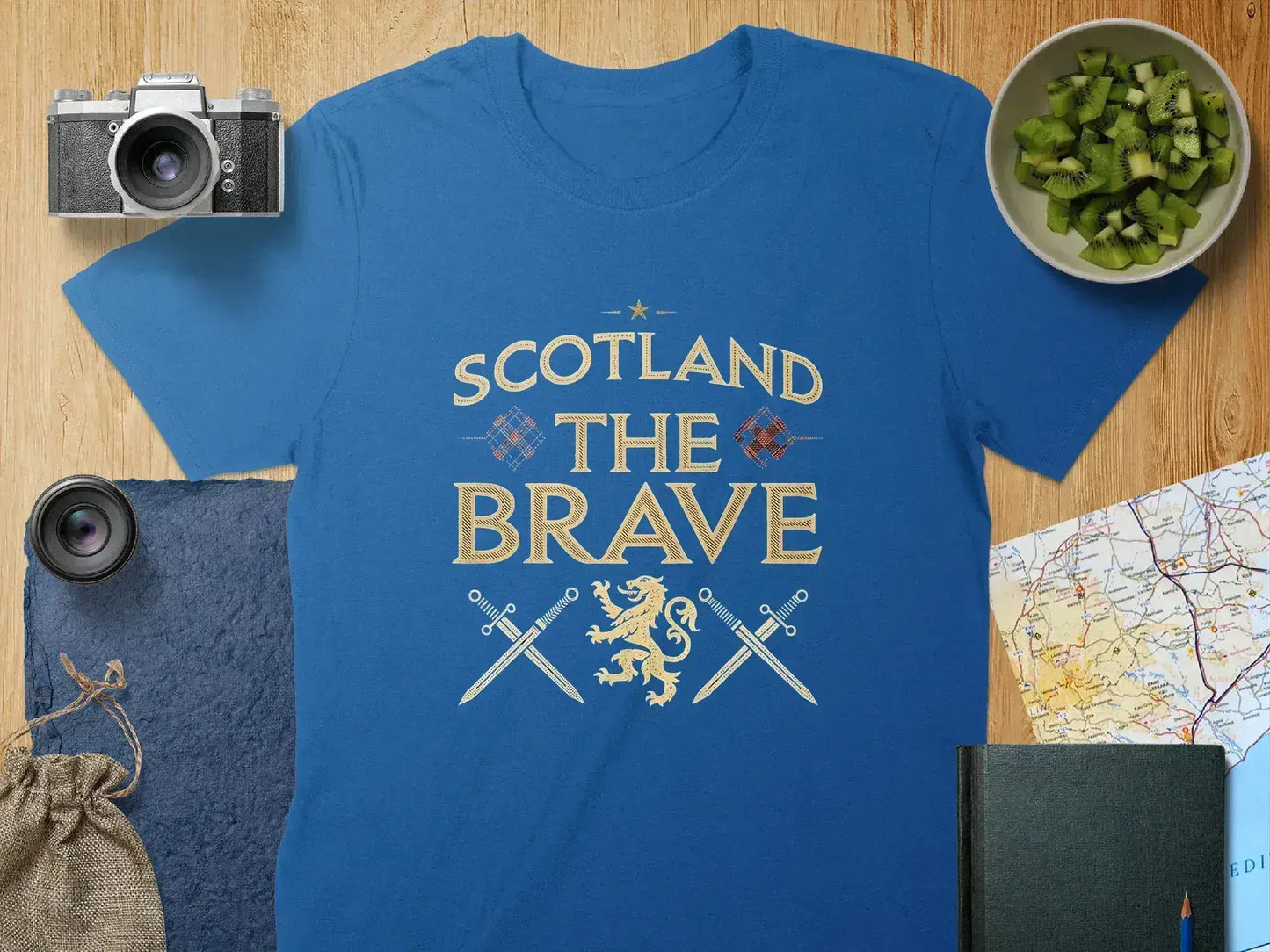 Scotland The Brave Lion Swords Graphic Design product