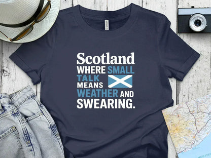 Scotland Weather and Swearing Talk Graphic T-Shirt product
