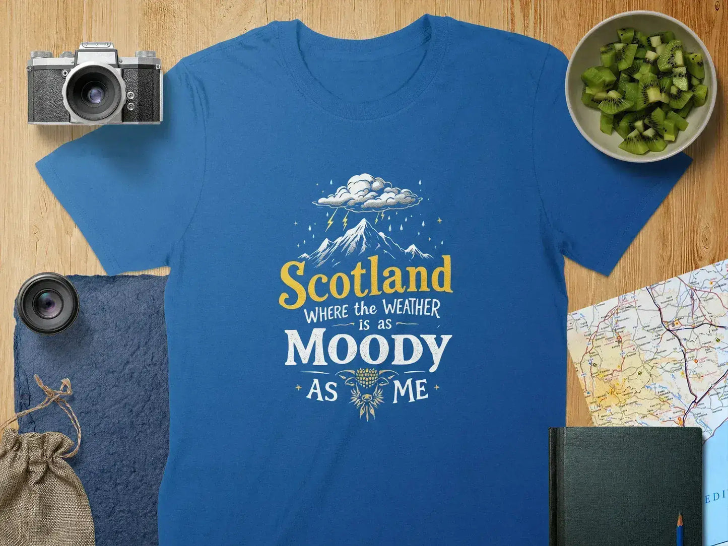 Scotland Moody Weather Graphic T-Shirt product type