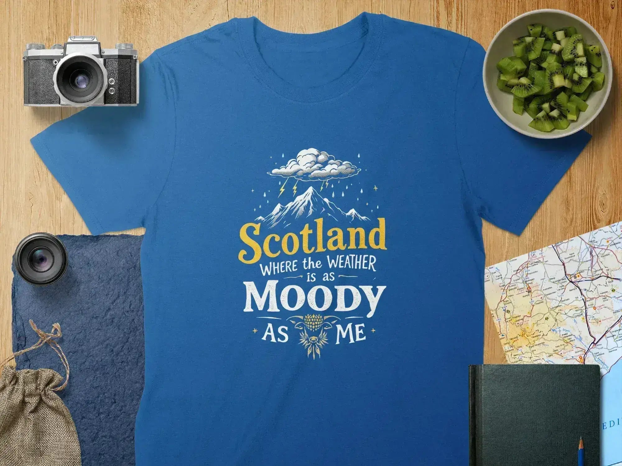 Scotland Moody Weather Graphic T-Shirt product type