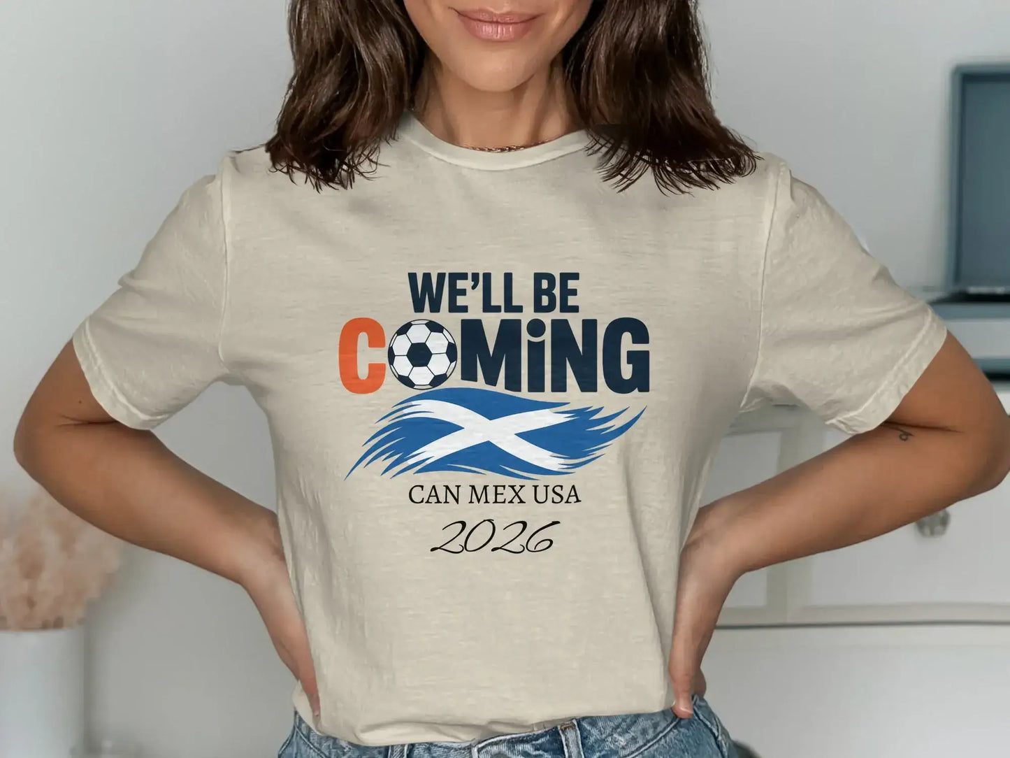 Scotland Football Fan We Will Be Coming 2026 Shirt