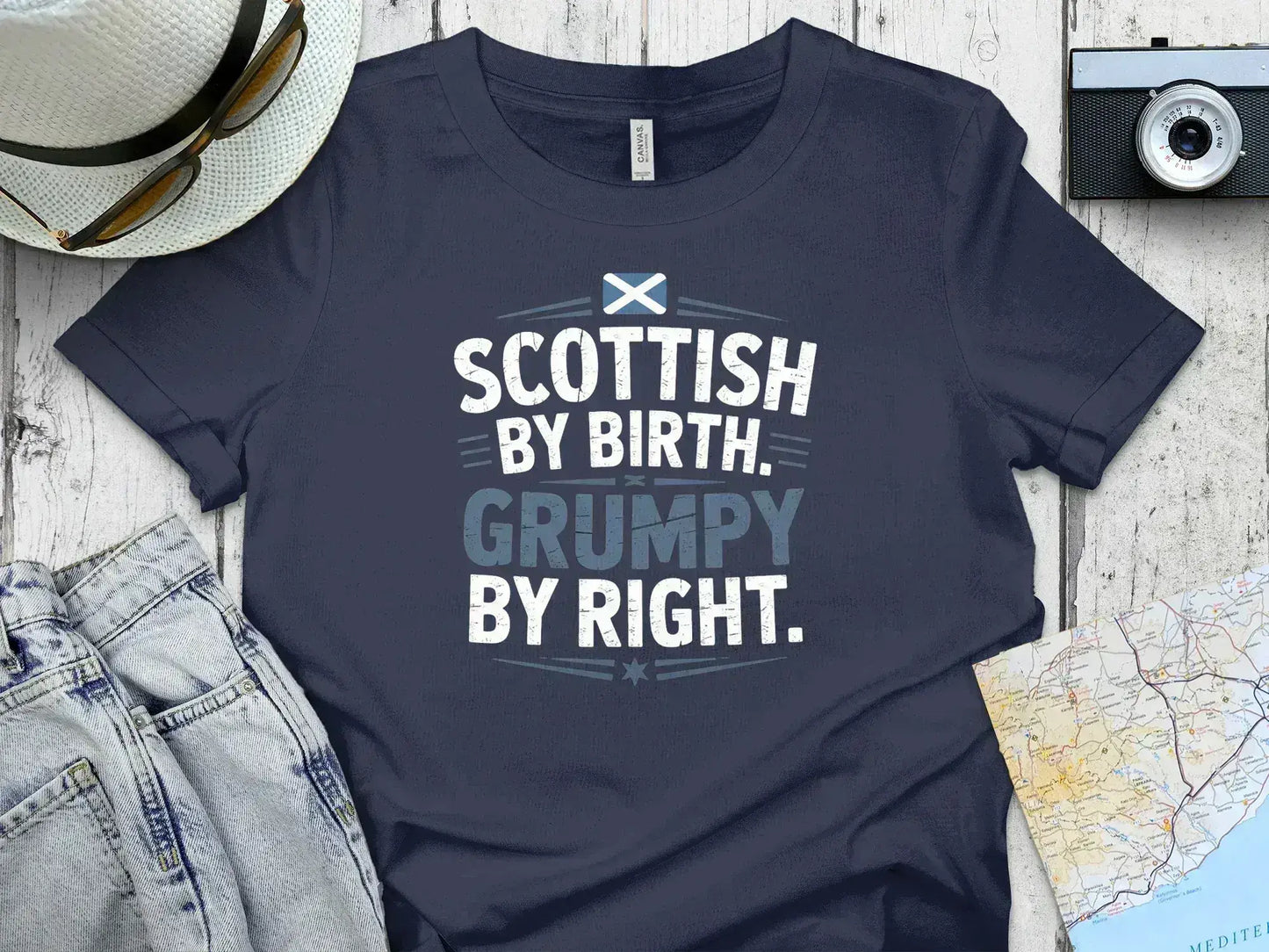 Scottish By Birth Grumpy By Right T-Shirt product