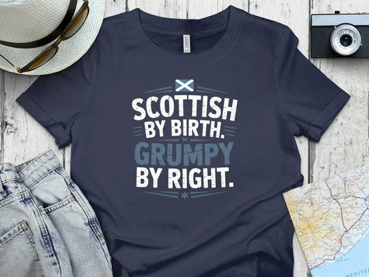 Scottish By Birth Grumpy By Right T-Shirt product