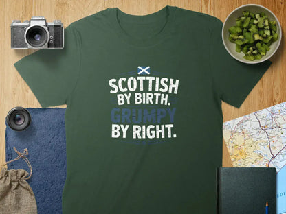 Scottish By Birth Grumpy By Right T-shirt product type