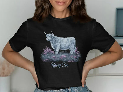 Hairy Coo Highland Cow Graphic Tee Shirt product type