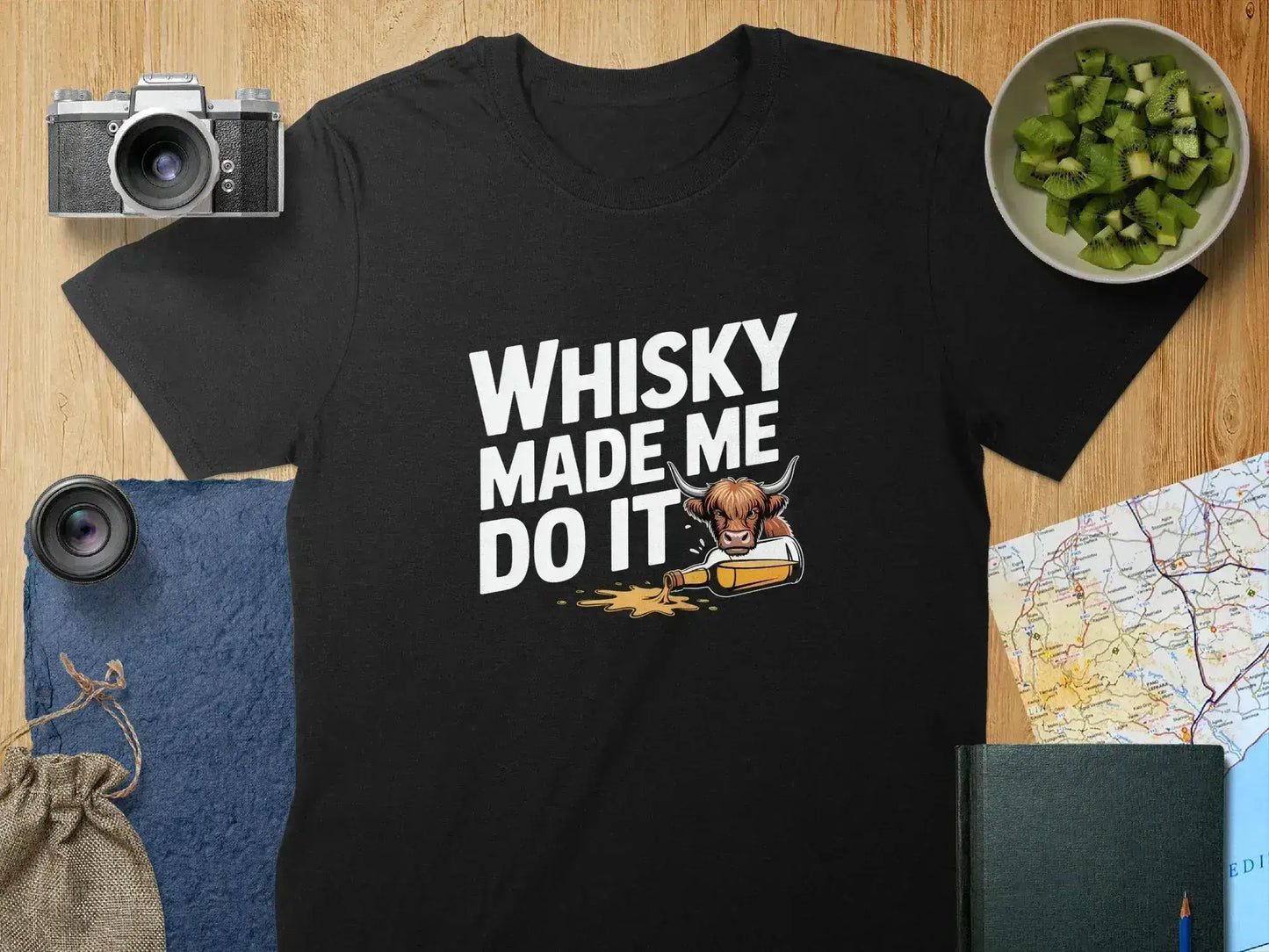 Whisky Made Me Do It Funny Graphic T-shirt product