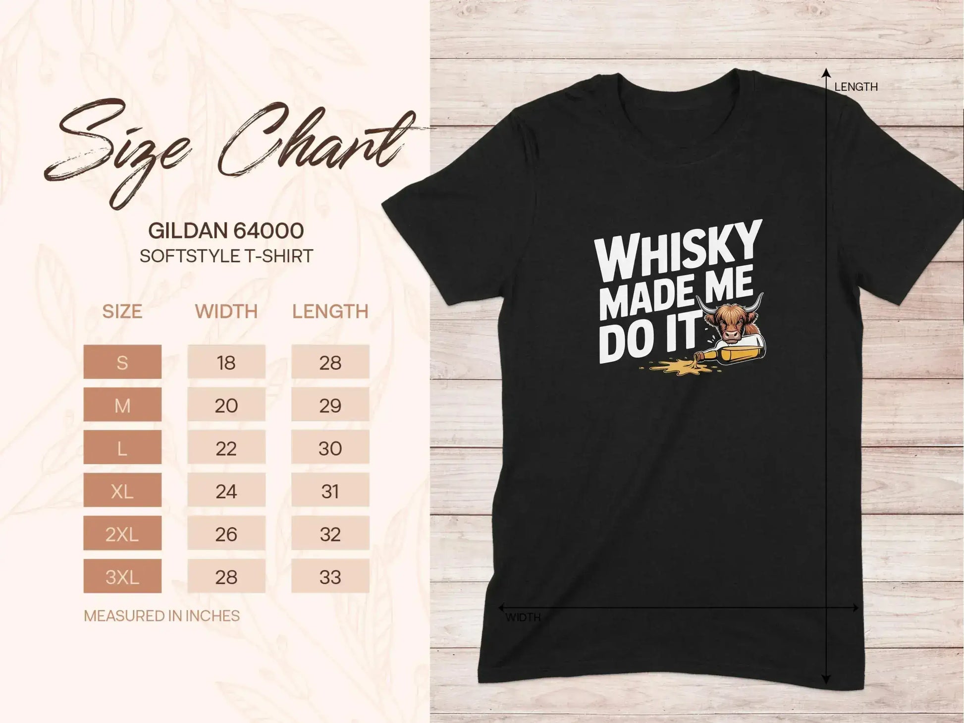 Whisky Made Me Do It Graphic T-Shirt product type