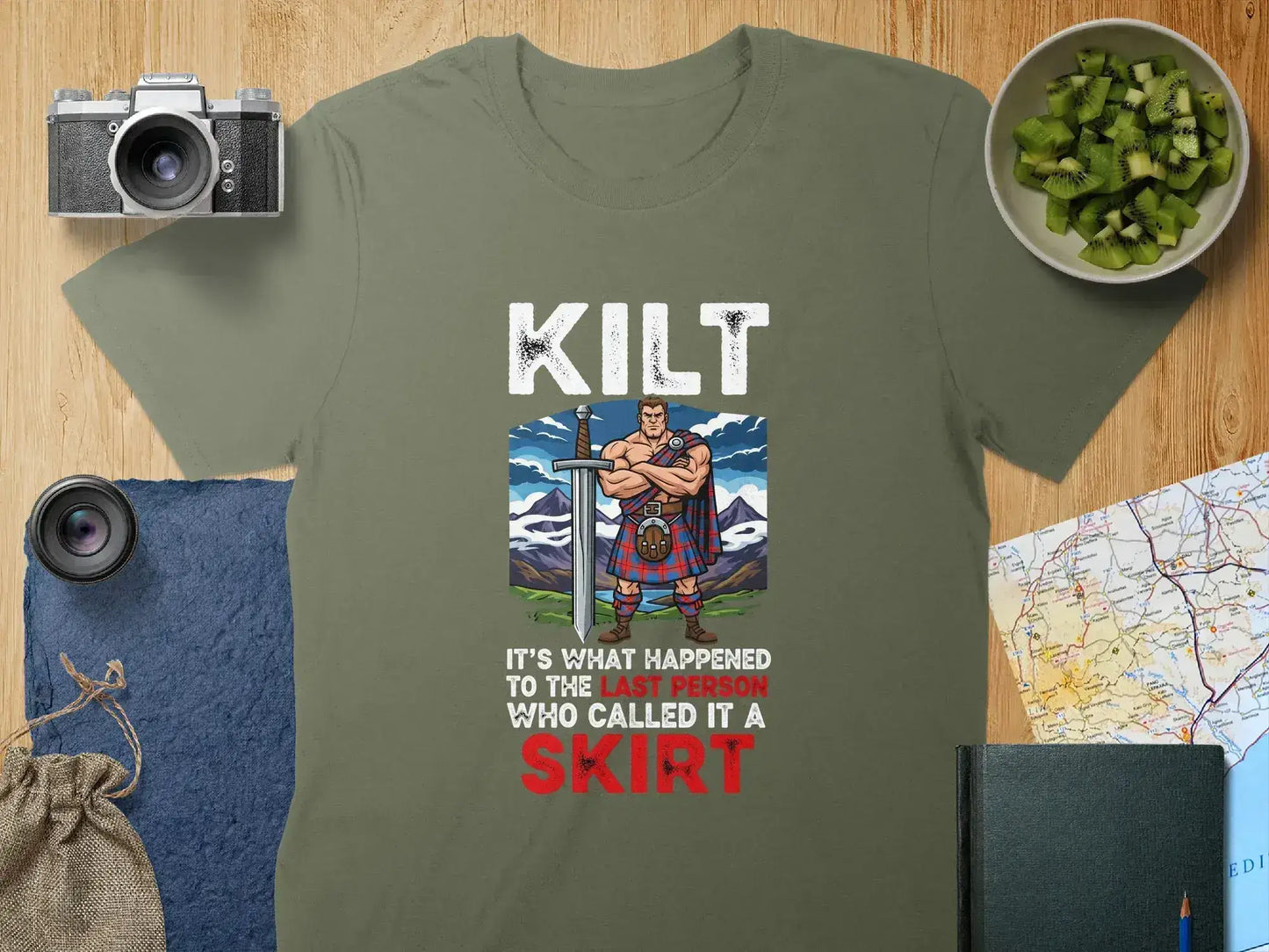 Kilt It's What Happened to the Last Person T Shirt product
