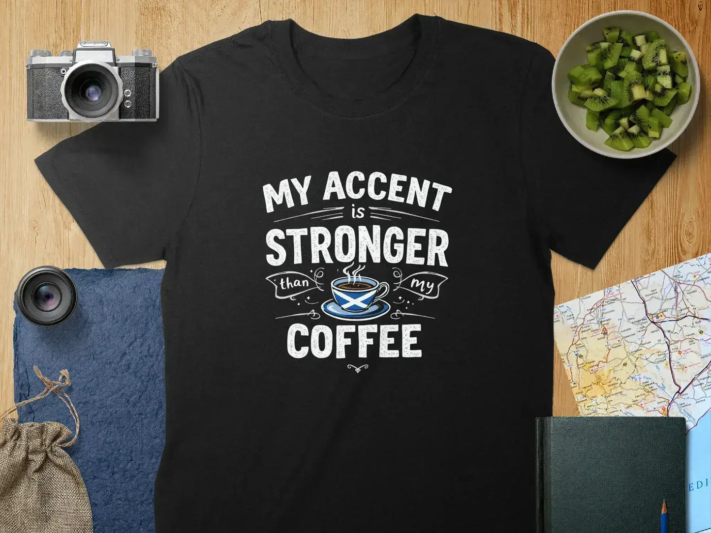 My Accent is Stronger Than My Coffee T-shirt product