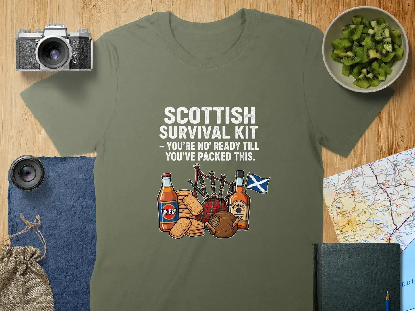 Scottish Survival Kit You're No Ready T-Shirt product type