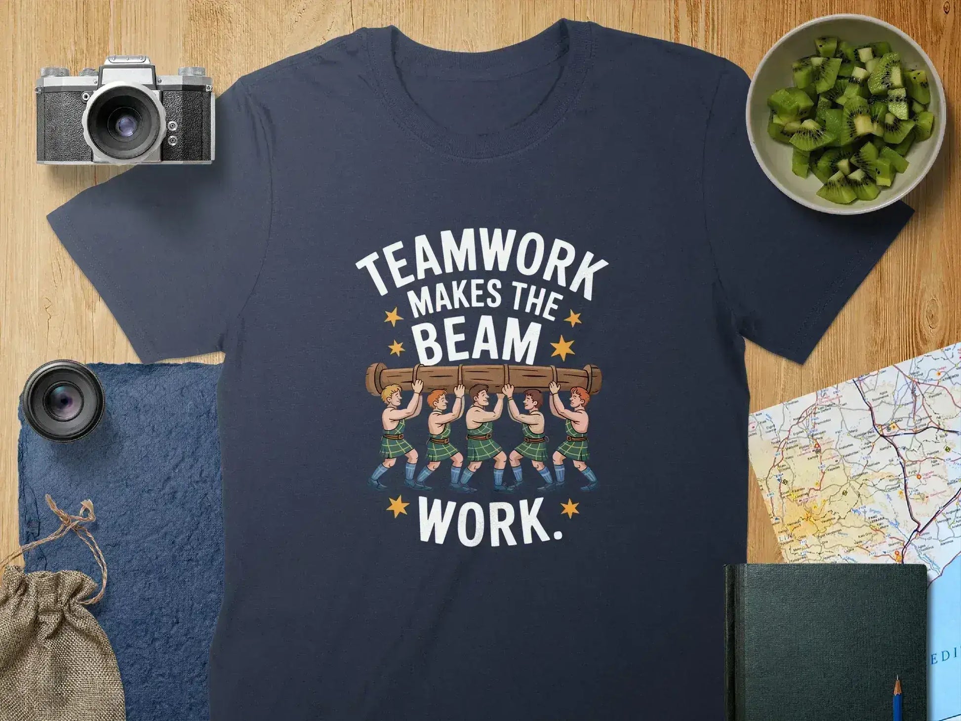 Teamwork Makes The Beam Work Graphic Tee product