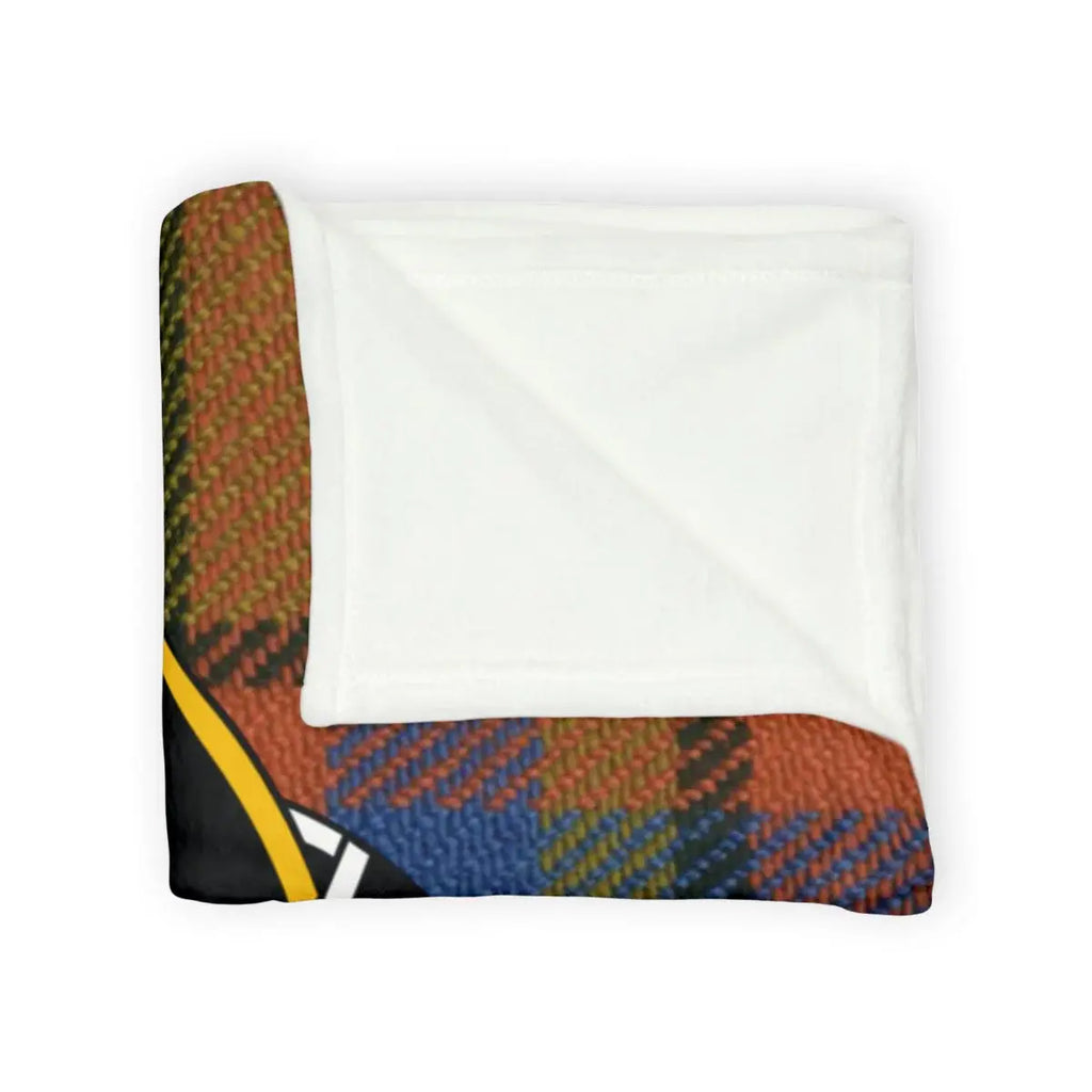 Cozy Plaid Design Soft and Warm Reversible Blanket