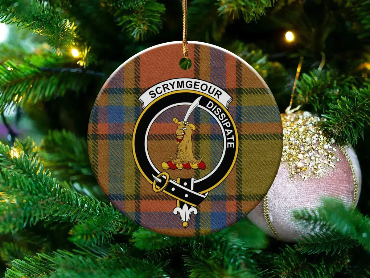 Scottish Clan Crest Christmas Tree Ornament