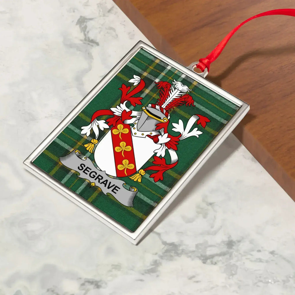 Segrave Custom Family Crest Ornament product