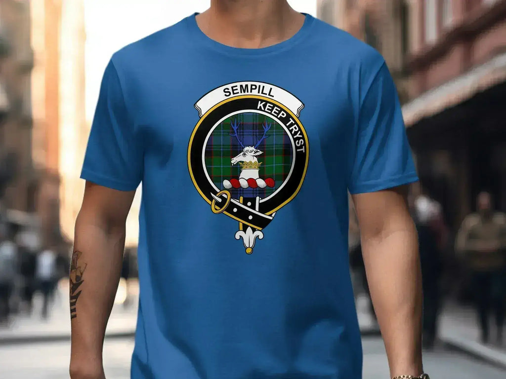 Sempill Keep Tryst Scottish Crest Emblem T-shirt