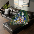 Coat of Arms Blanket for Family Heritage Display