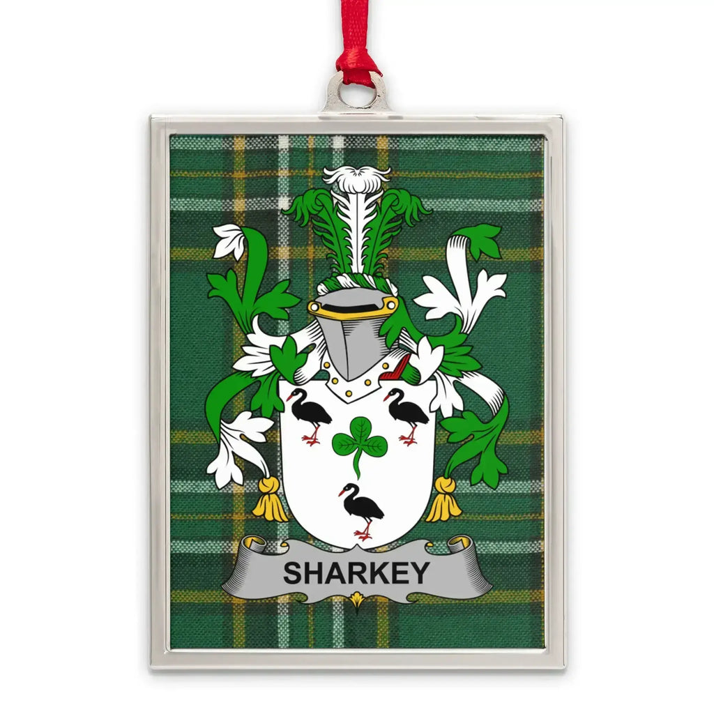 Sharkey Tartan and Family Crest Hanging Product
