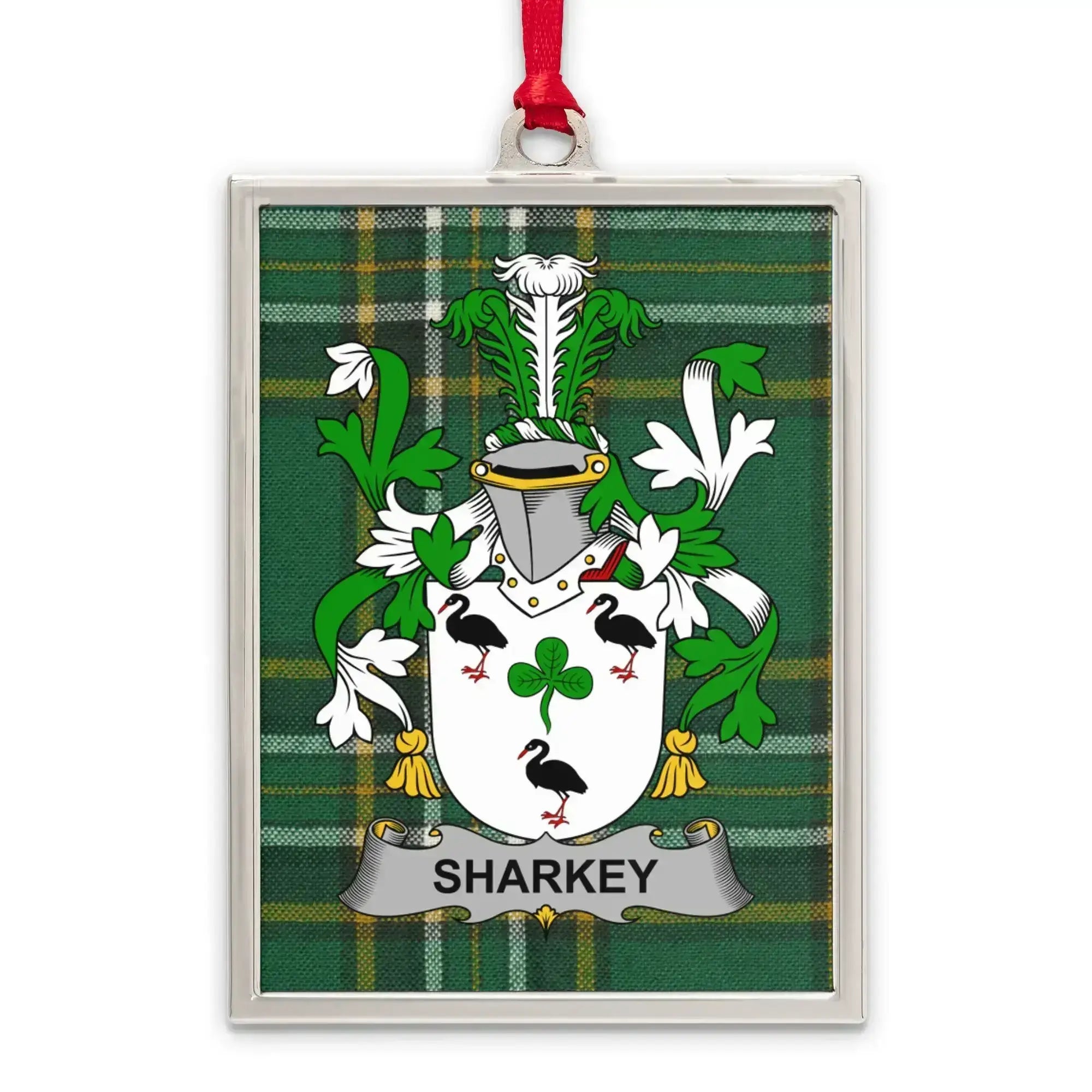 Sharkey Tartan and Family Crest Hanging Product