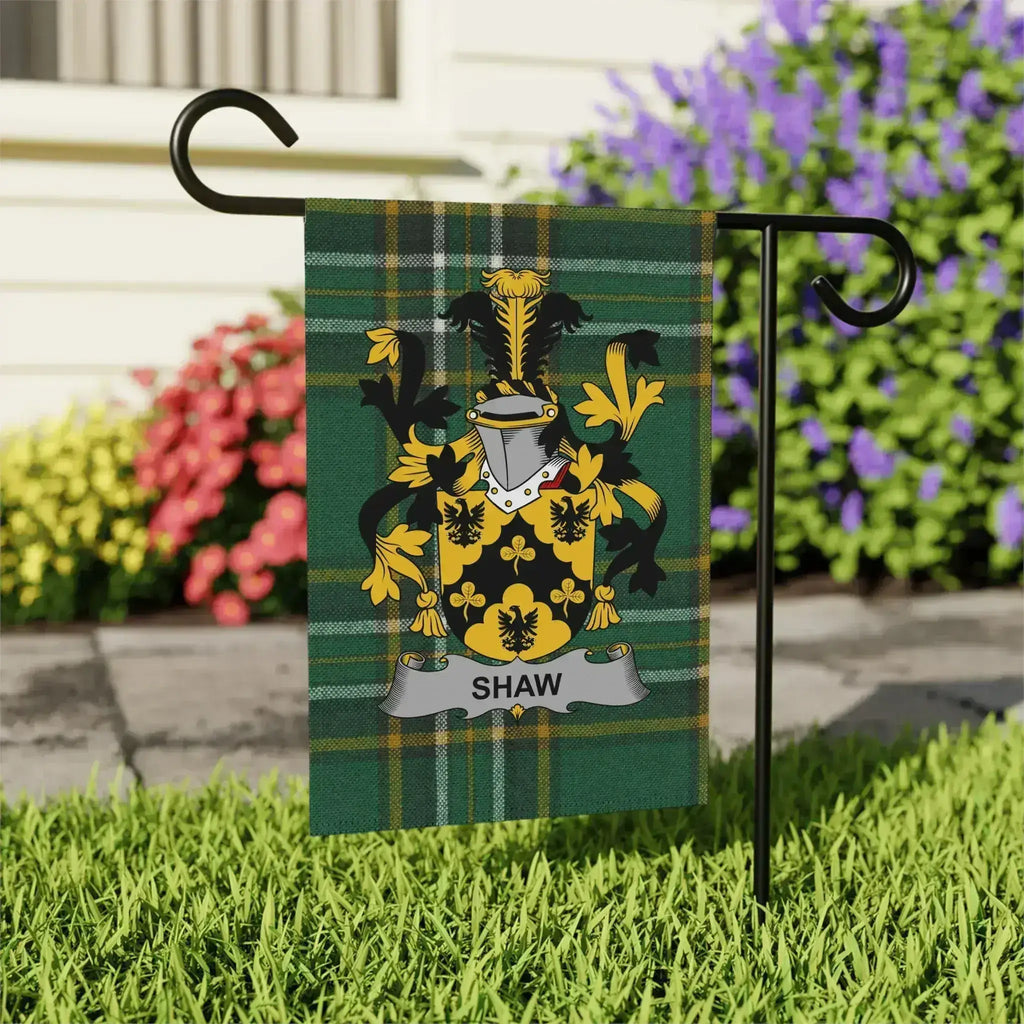 Shaw Family Crest Garden Banner Flag product