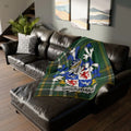 Shearman Family Crest Pattern Blanket for Cozy Home Decor