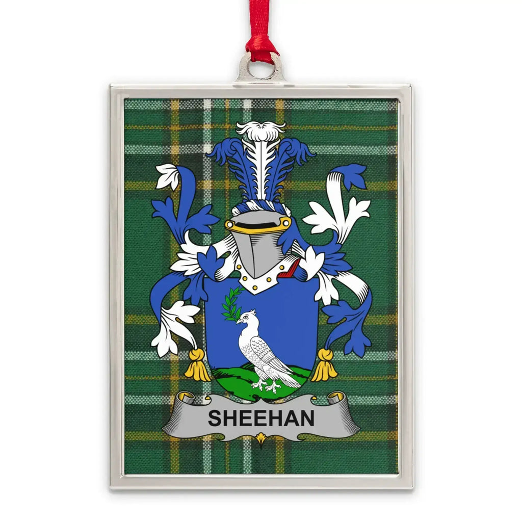 Sheehan Family Crest Plaid Design Decorative product