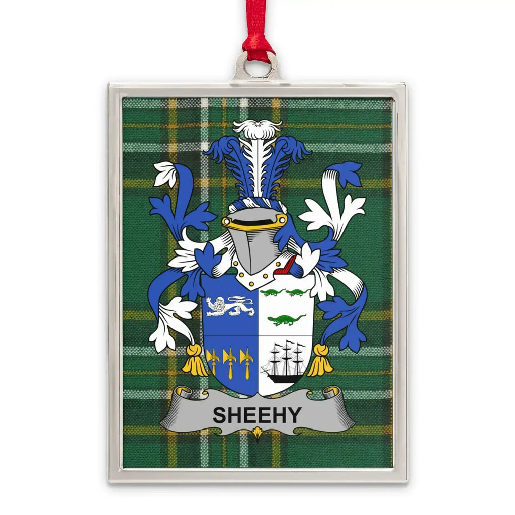 Sheehy Traditional Plaid Family Crest Ornament product