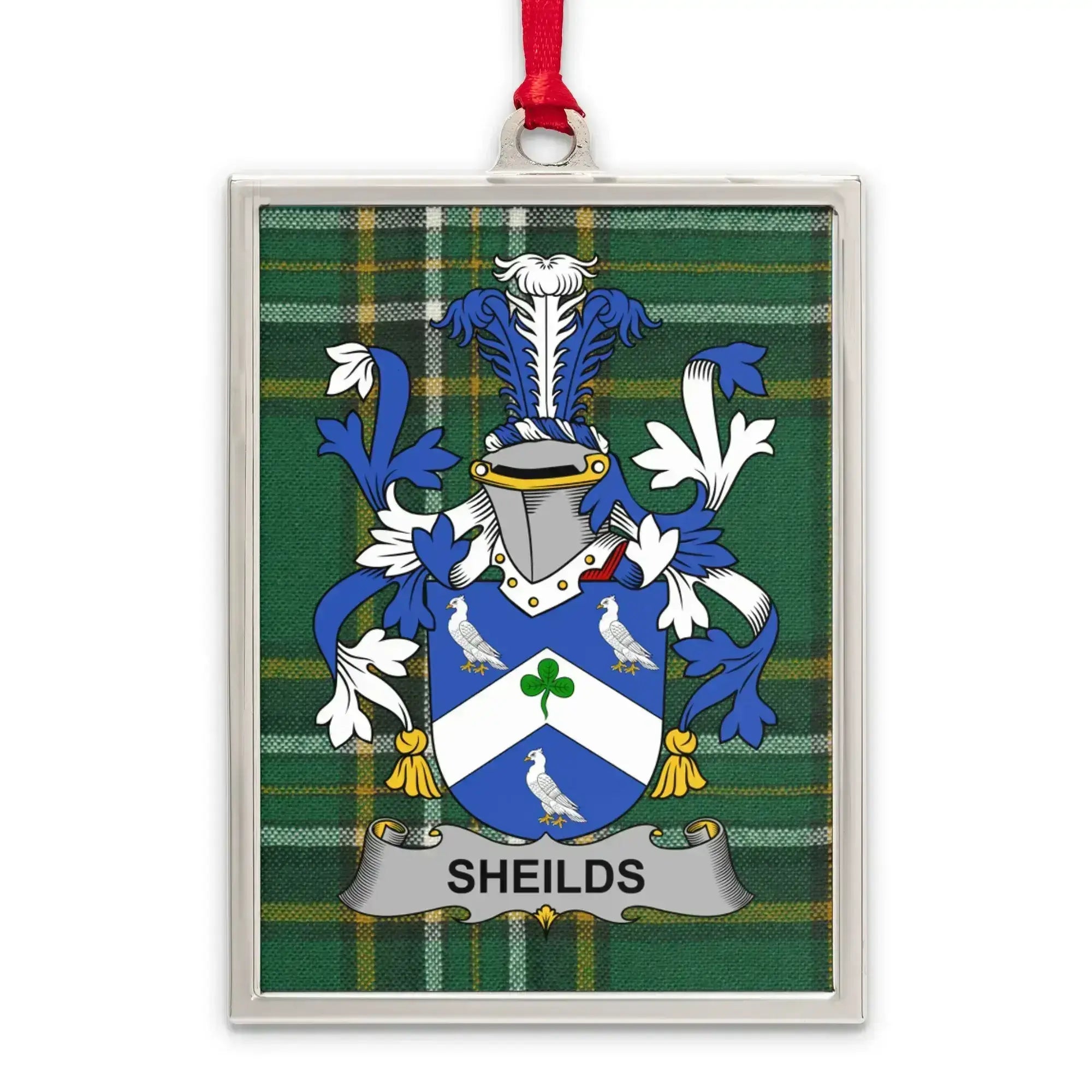 Sheilds Crest Plaid Ornament Home Decor product