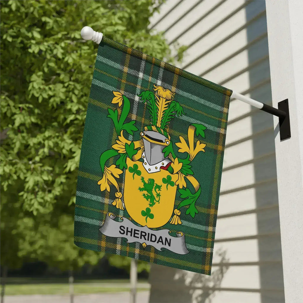 Sheridan Crest Plaid Decorative Garden Flag