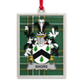 Shore Family Crest Plaid Ornament product