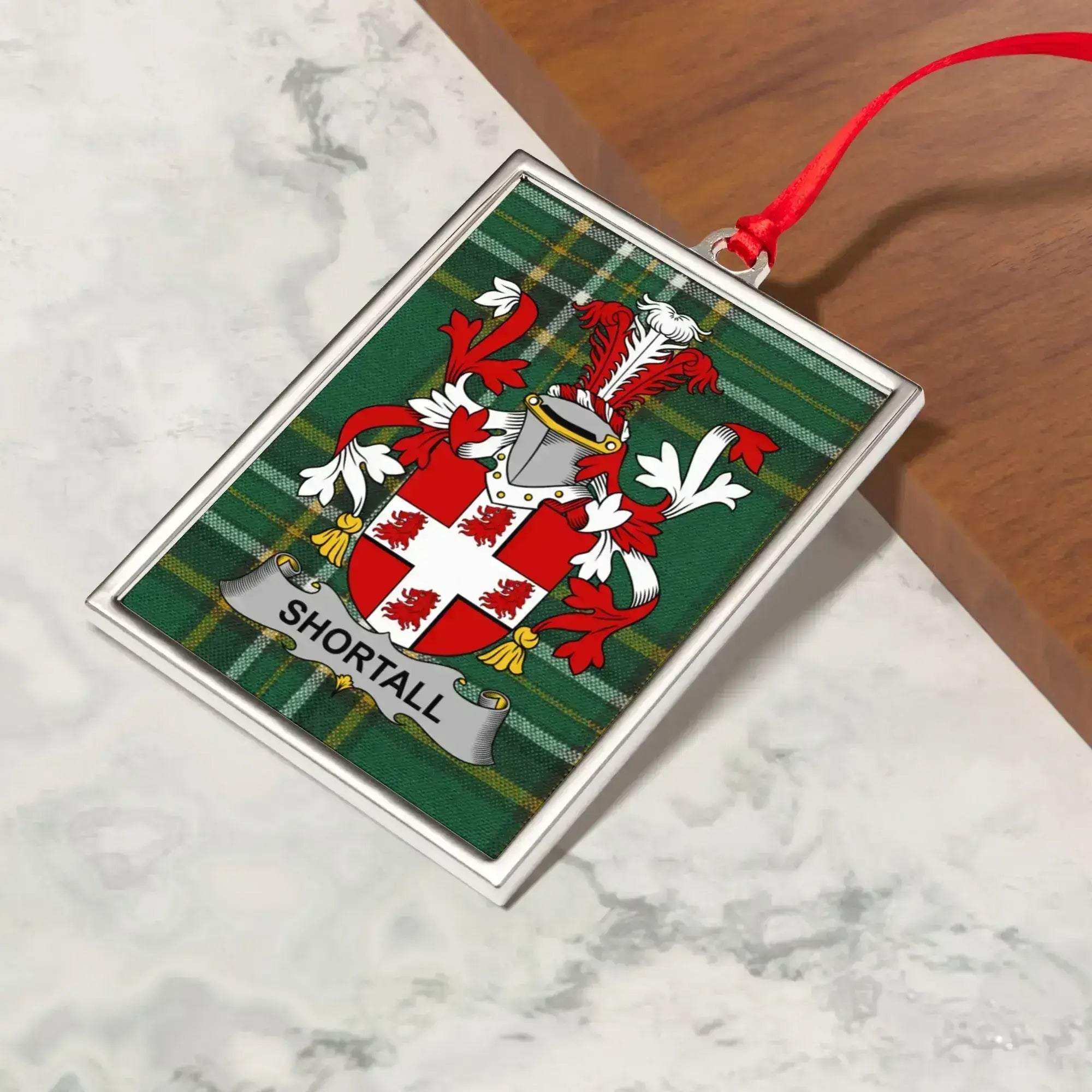 Family Crest Plaque with Shortall Design Product