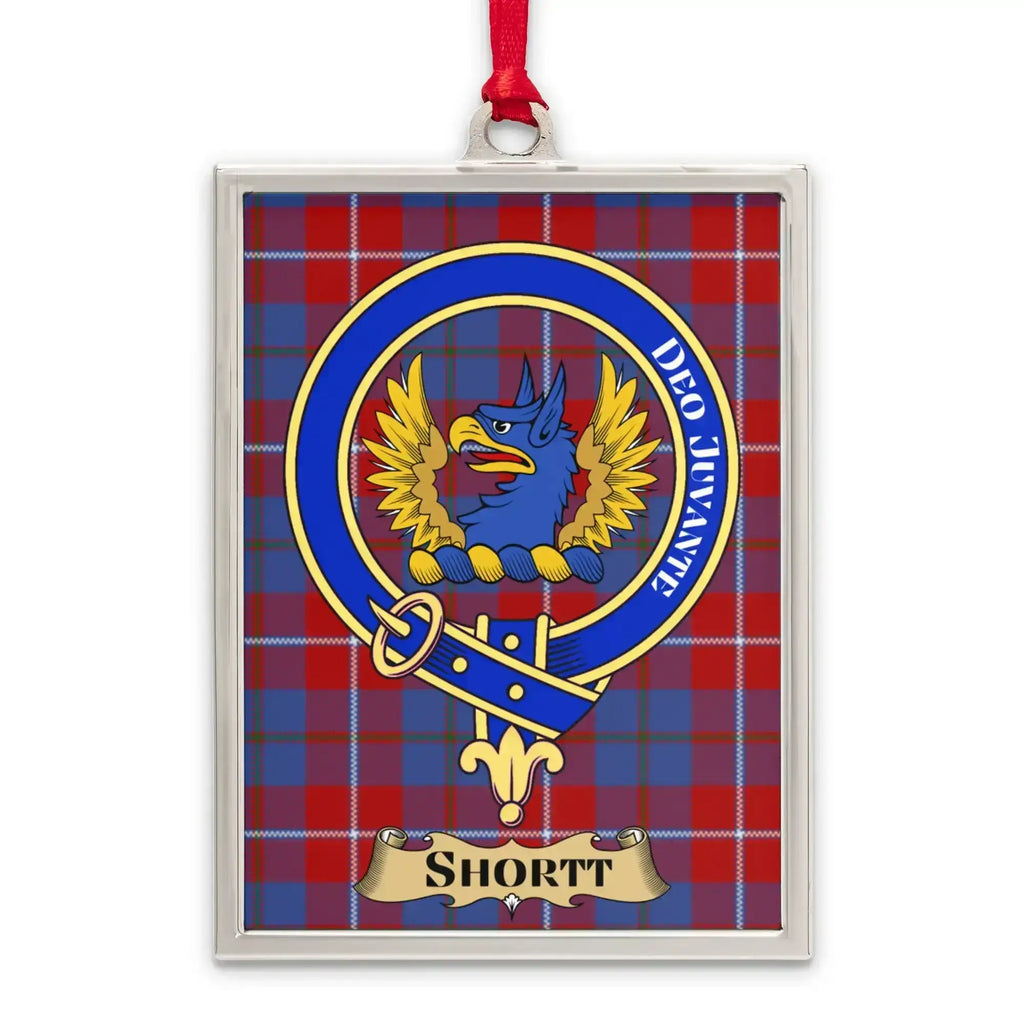 Traditional Shortt Clan Crest Plaid Pattern product