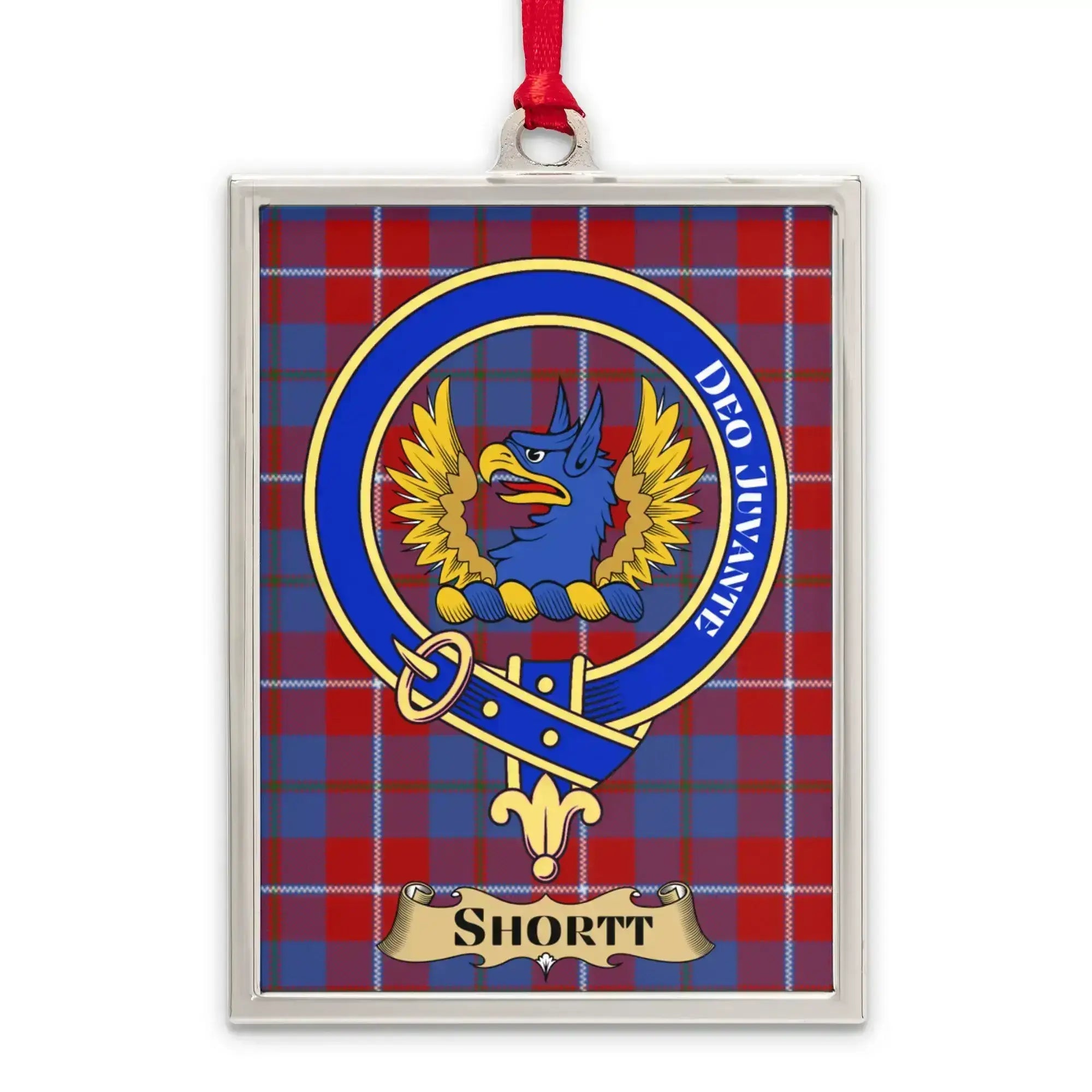 Traditional Shortt Clan Crest Plaid Pattern product