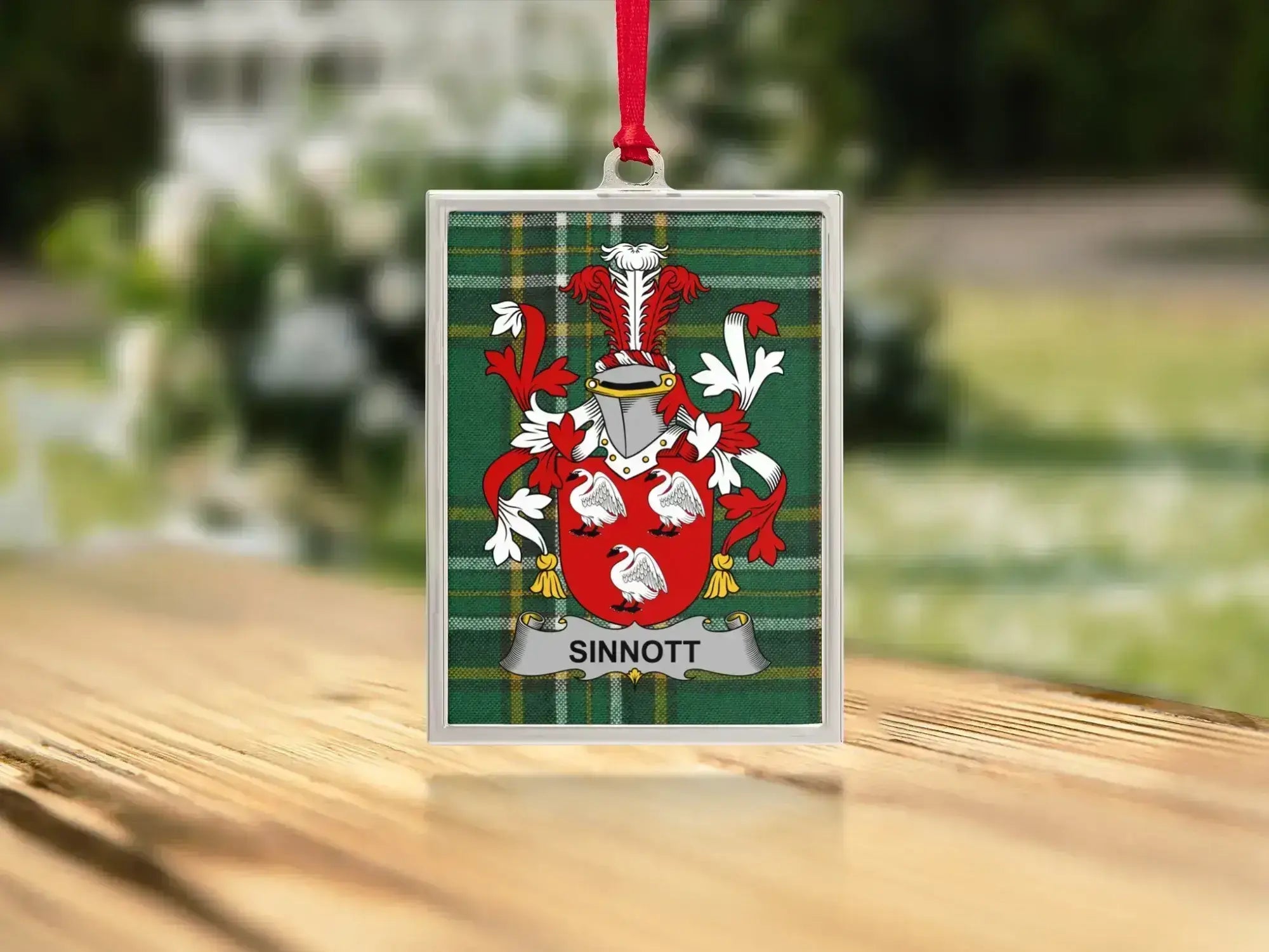 Custom Family Crest Ornament Plaque for Home Décor product