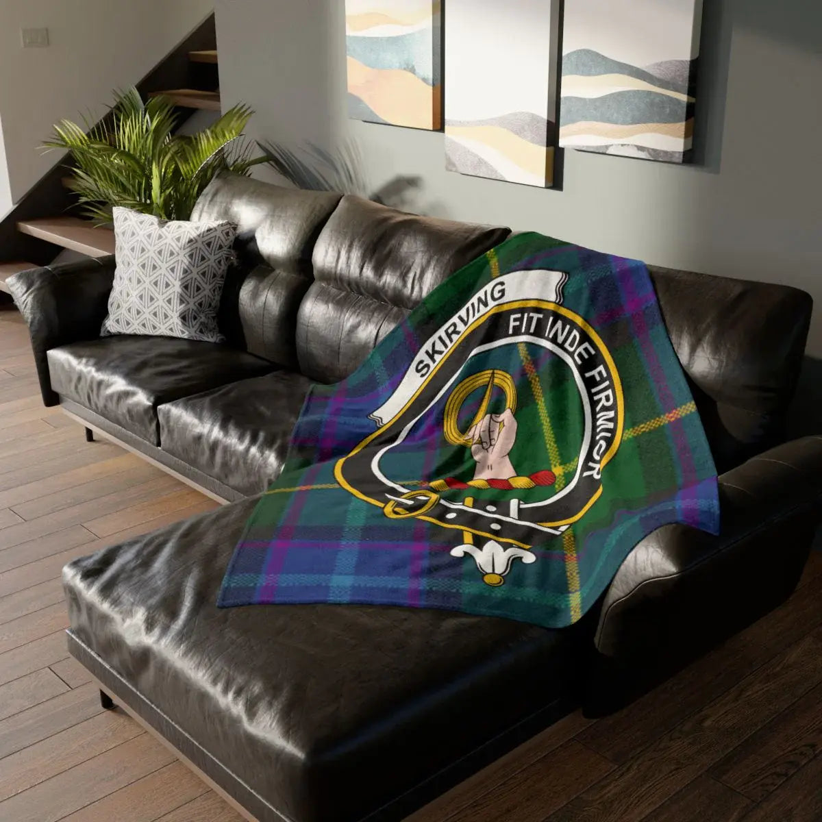 Clan Skirving Fit Wide Firm Cozy Tartan Blanket