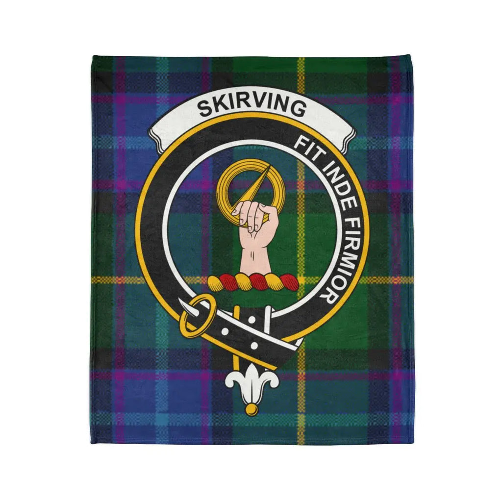Skirving Fit Inde Firmior Tartan Blanket Design