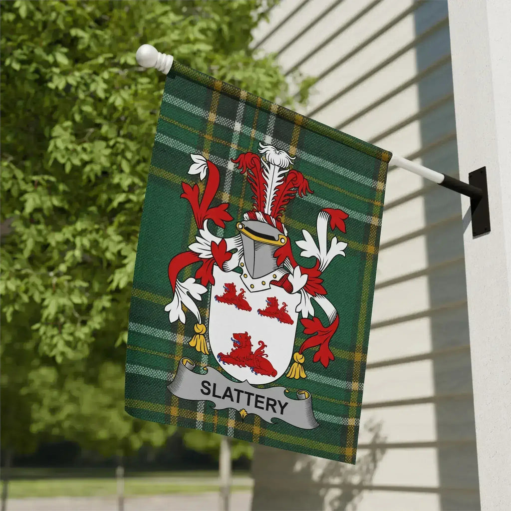 Slattery Family Crest Outdoor Flag product