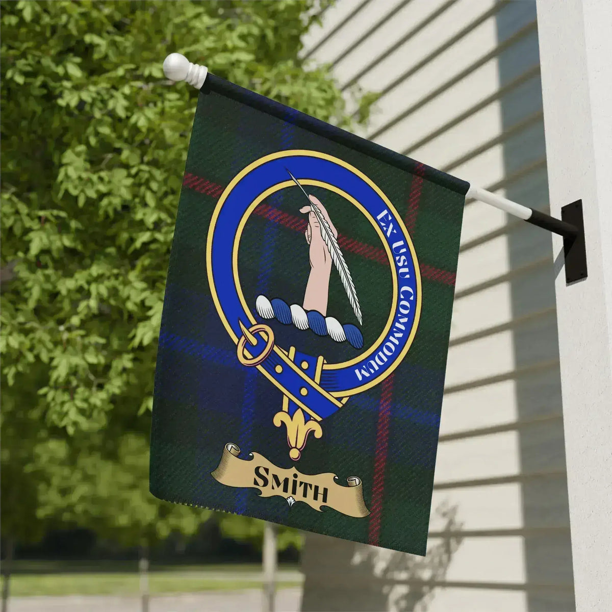 Customizable Family Crest Garden Flag