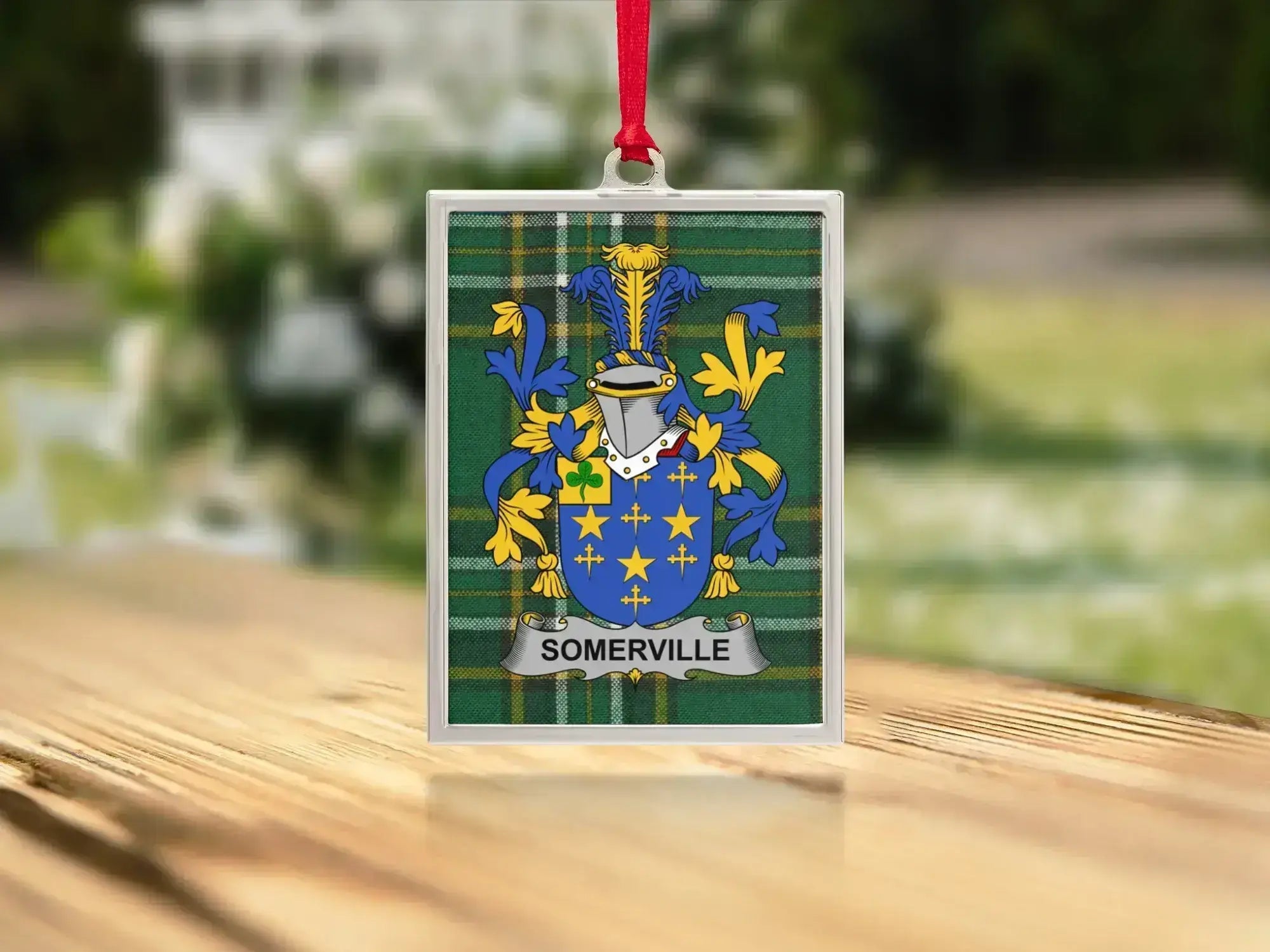 Somerville Heraldic Crest Ornament product