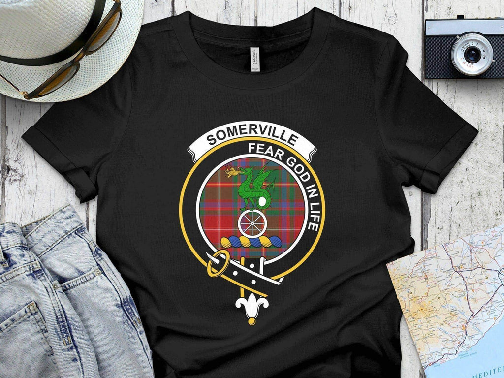 Somerville Fear God In Life Clan Crest Shirt product type