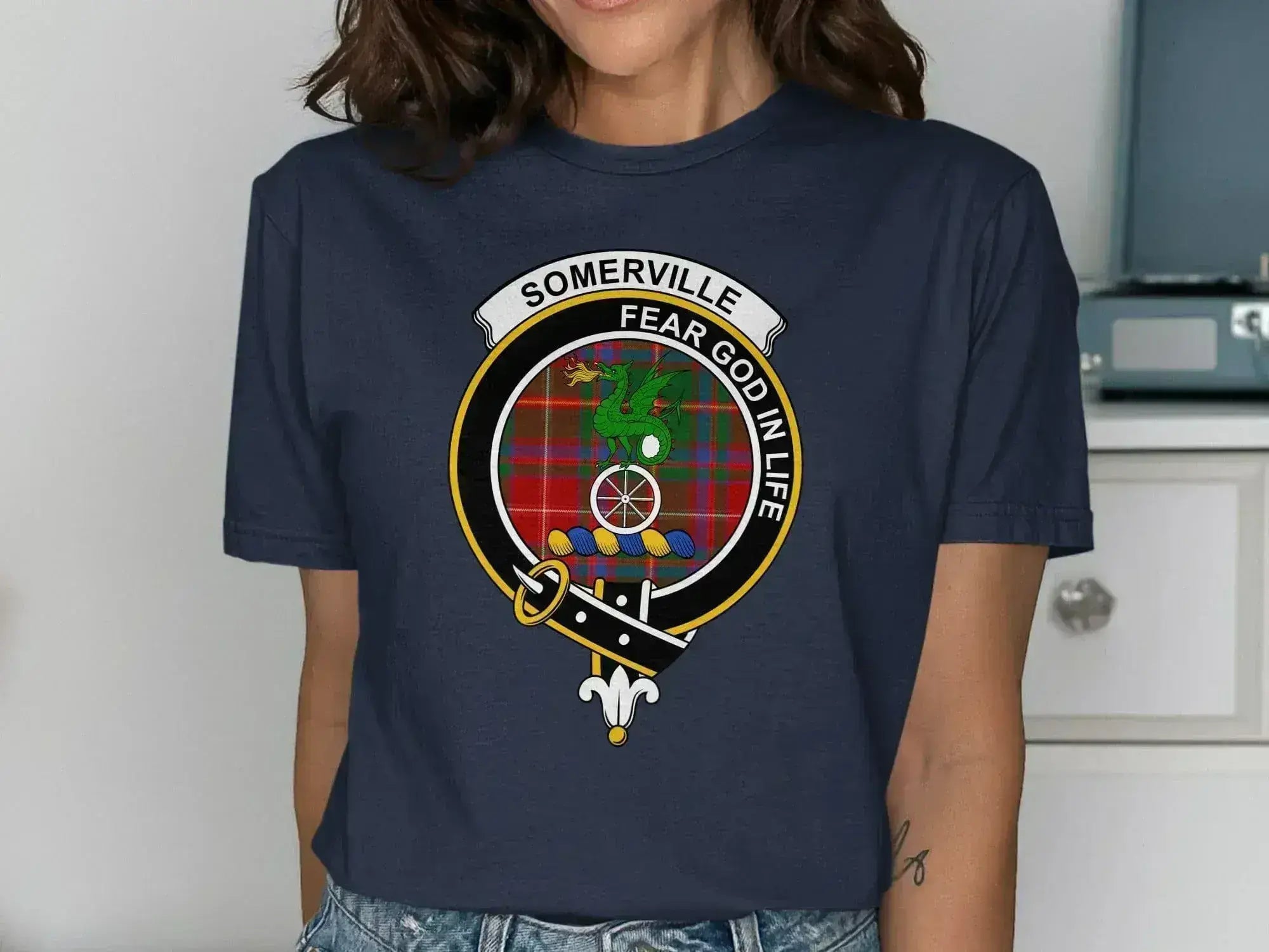 Somerville Fear God in Life Crest Blue T-Shirt product