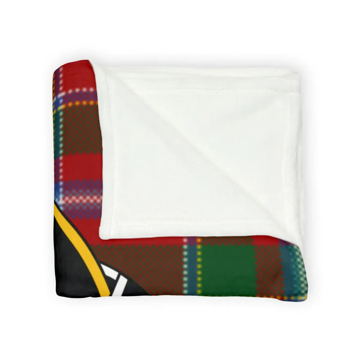 Spalding tartan throw blanket — warm plaid print, 50x60 inch lightweight