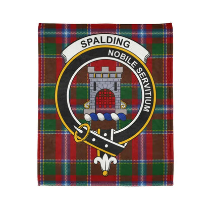 Spalding Nobile Servitium Clan Tartan Blanket Product