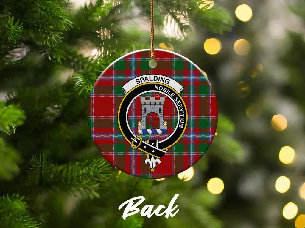 Spalding Nobile Servitium Clan Crest Ornament