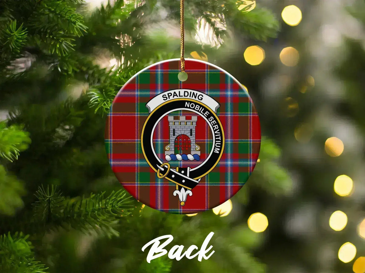 Spalding Nobile Servitium Clan Crest Ornament