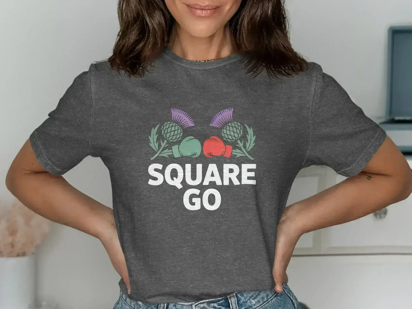 Square Go Graphic Tee with Illustrated Fruits product